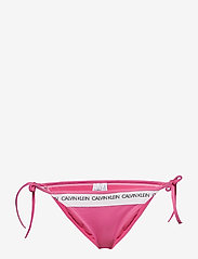 Calvin Klein - STRING SIDE TIE BIKI - bikini's met bandjes opzij - phlox pink - 0
