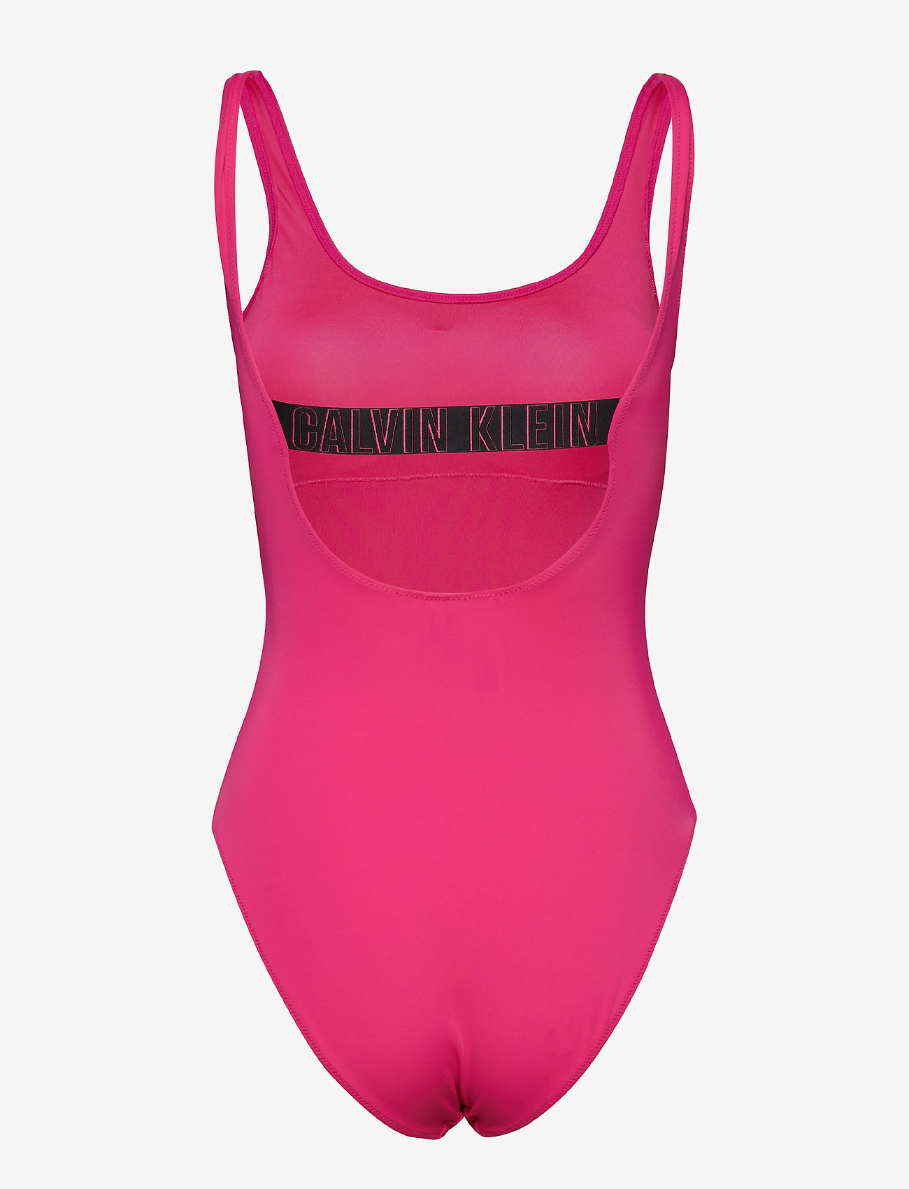 Calvin Klein - SQUARE SCOOP ONE PIECE - beetroot purple - 1