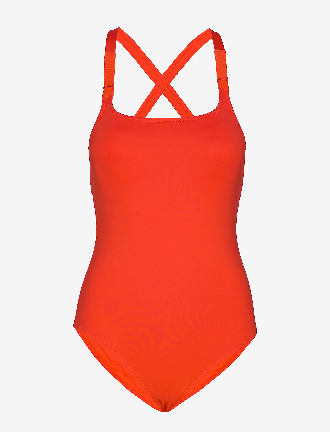 Calvin Klein - CROSS BACK ONE PIECE - fiery red - 0