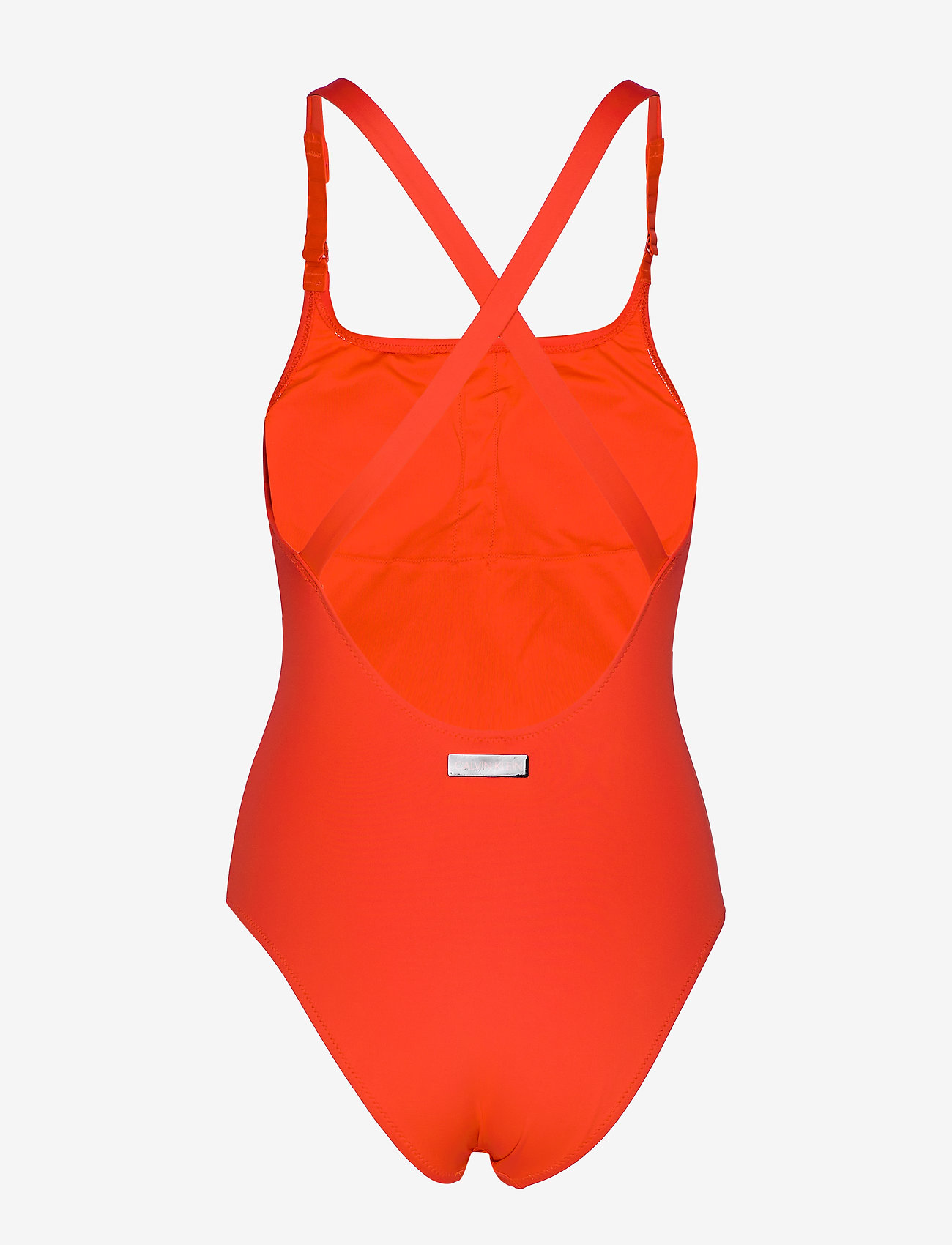Calvin Klein - CROSS BACK ONE PIECE - fiery red - 1