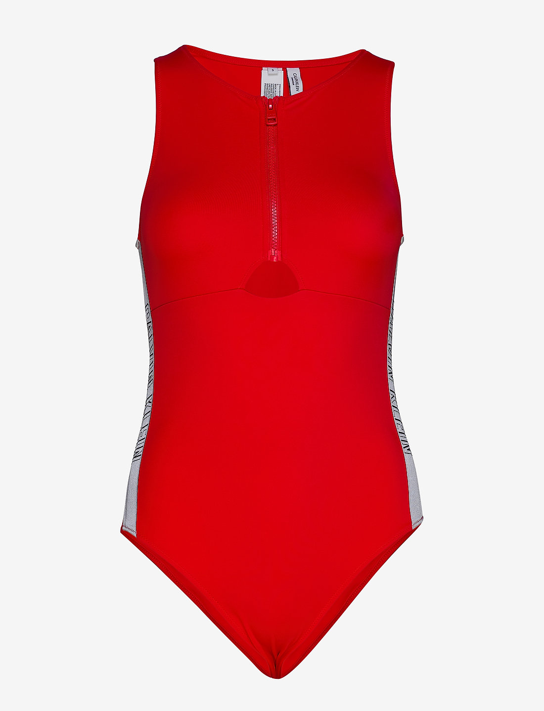 Calvin Klein Front Zip One Piece Swimsuits Boozt