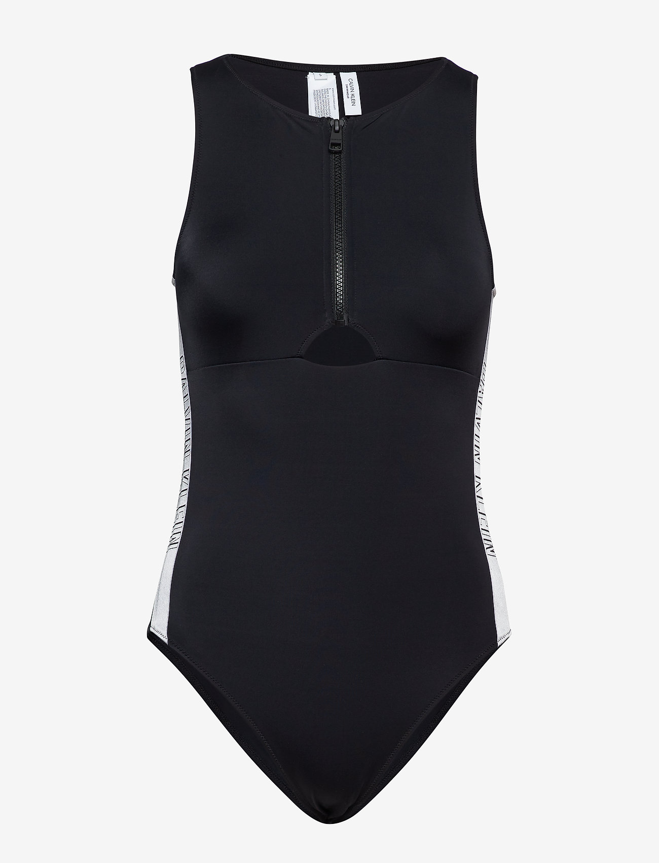 Calvin Klein - FRONT ZIP ONE PIECE - pvh black - 0