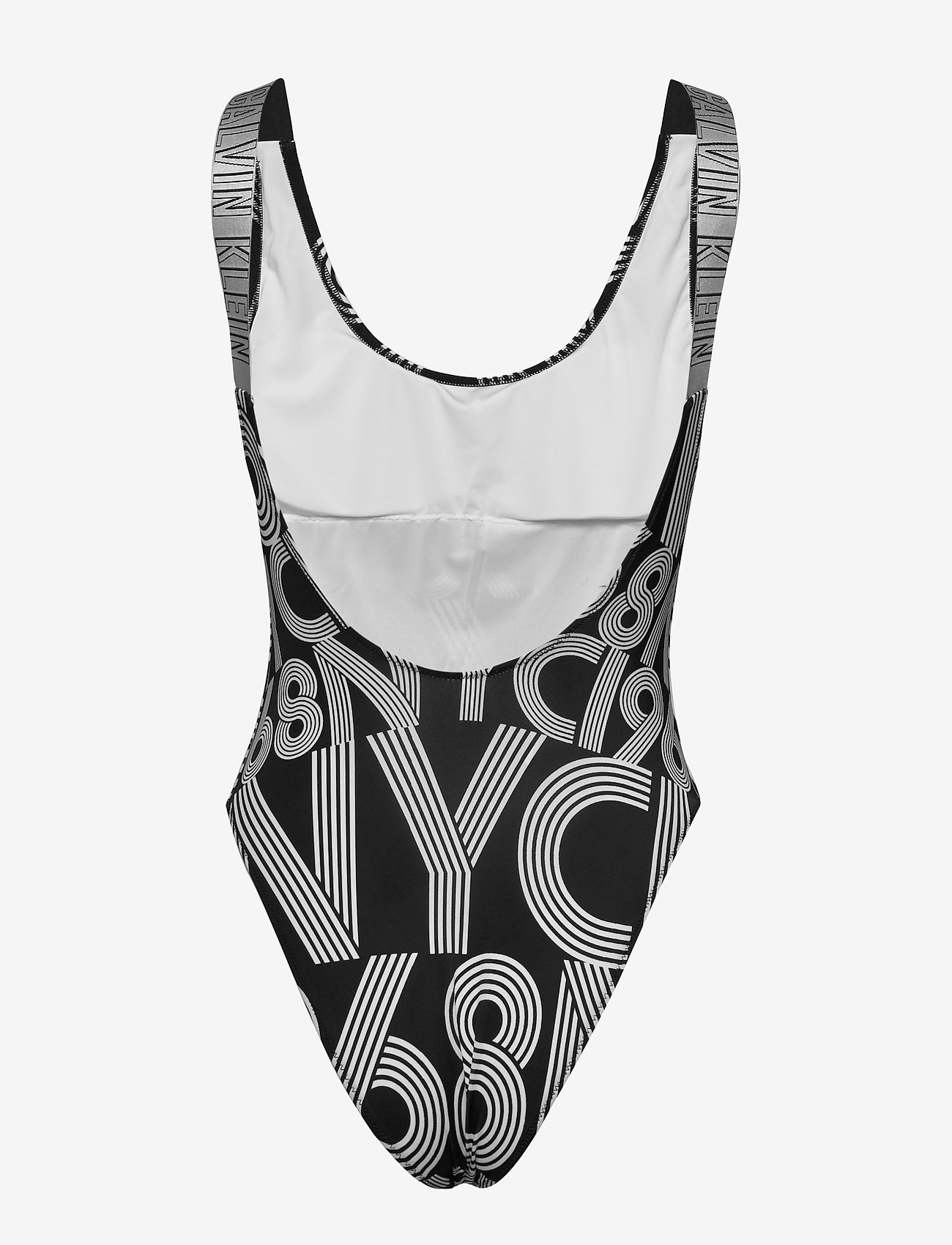 Calvin Klein - SCOOP ONE PIECE-RP-P - intense power black prt - 1