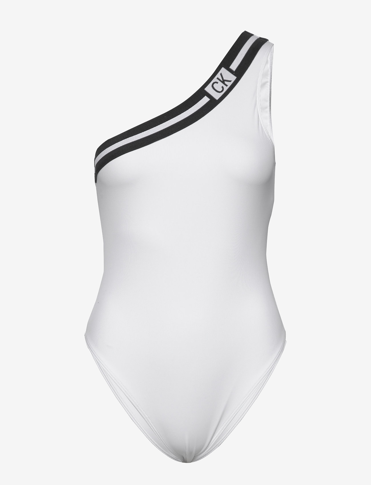 Calvin Klein - CHEEKY ONESHOULDER O - pvh classic white - 0