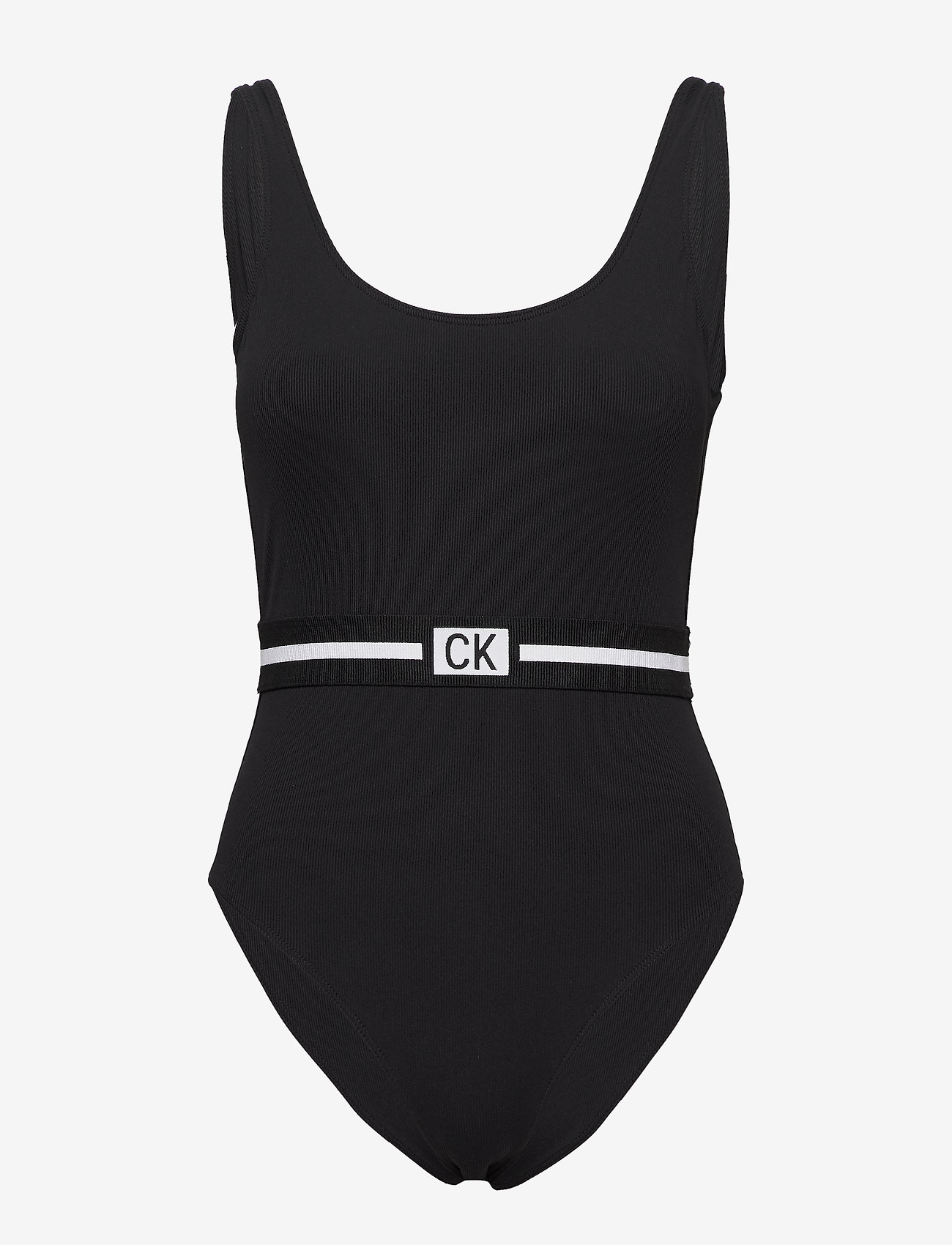 Calvin Klein - SCOOPED ONE PIECE-RP - pvh black - 0