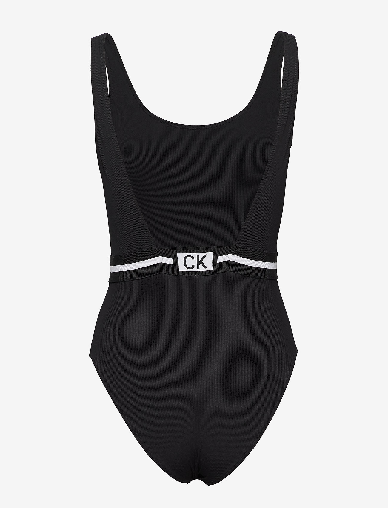 Calvin Klein - SCOOPED ONE PIECE-RP - pvh black - 1
