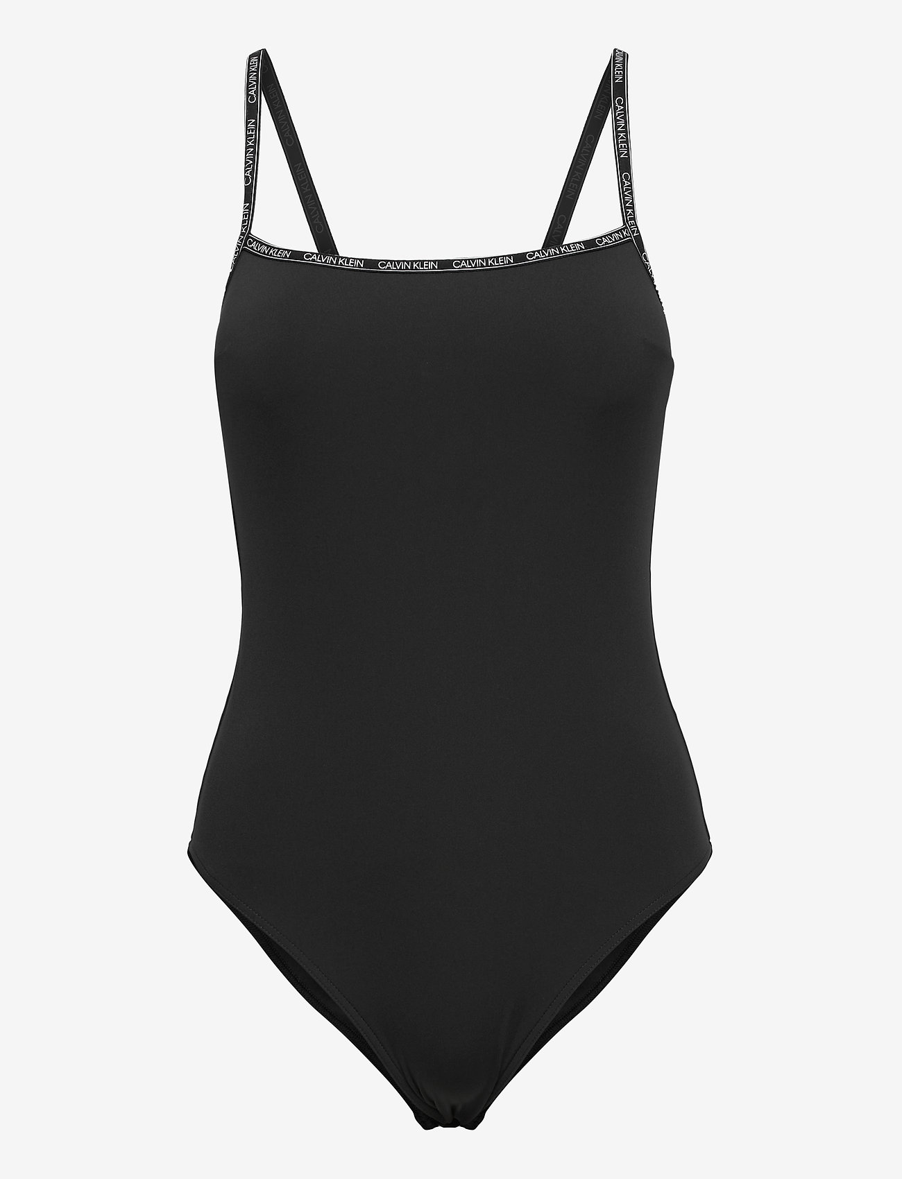 Calvin Klein - SQUARE NECK ONE PIECE-RP - pvh black - 0