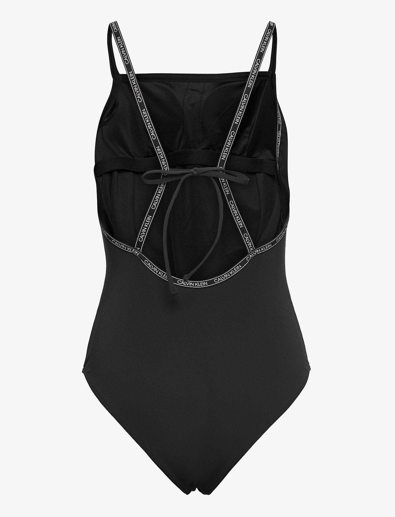 Calvin Klein - SQUARE NECK ONE PIECE-RP - pvh black - 1