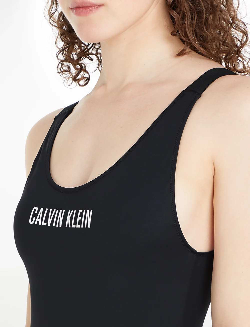 Calvin Klein - SCOOP BACK ONE PIECE-RP - badedrakter - pvh black - 4