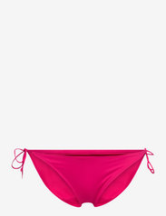 STRING SIDE TIE BIKINI - ROYAL PINK