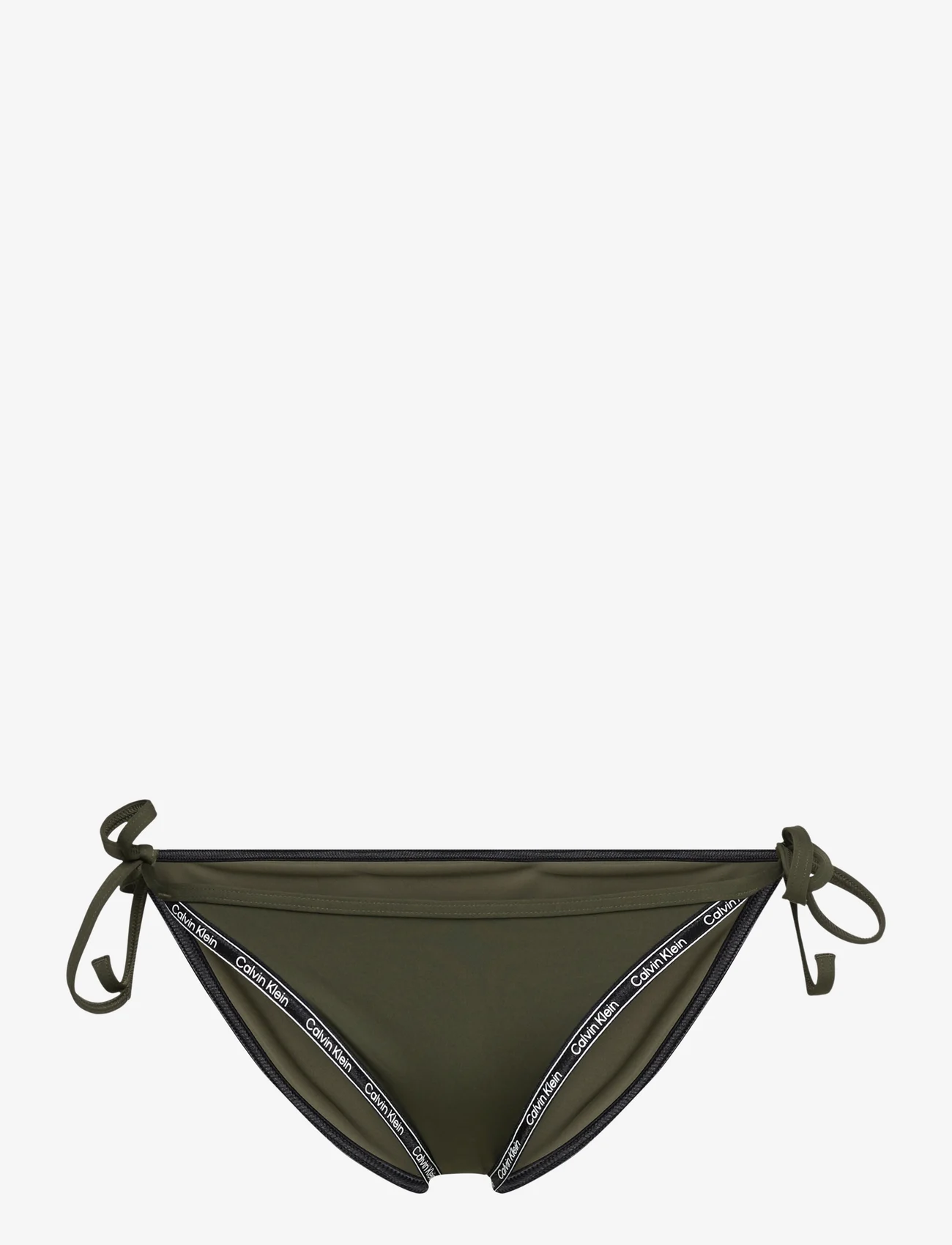 Calvin Klein - STRING SIDE TIE BIKINI - bikini ar sānu aukliņām - crocodile green - 0