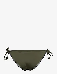Calvin Klein - STRING SIDE TIE BIKINI - bikini's met bandjes opzij - crocodile green - 1