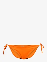 Calvin Klein - STRING SIDE TIE CHEEKY BIKINI - Šonuose segami bikiniai - vivid orange - 0