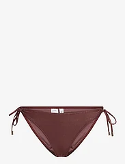 Calvin Klein - STRING SIDE TIE - bikinis mit seitenbändern - tonal logo dark raisin - 0