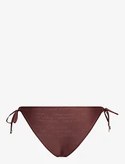 Calvin Klein - STRING SIDE TIE - side tie bikinitrosor - tonal logo dark raisin - 1