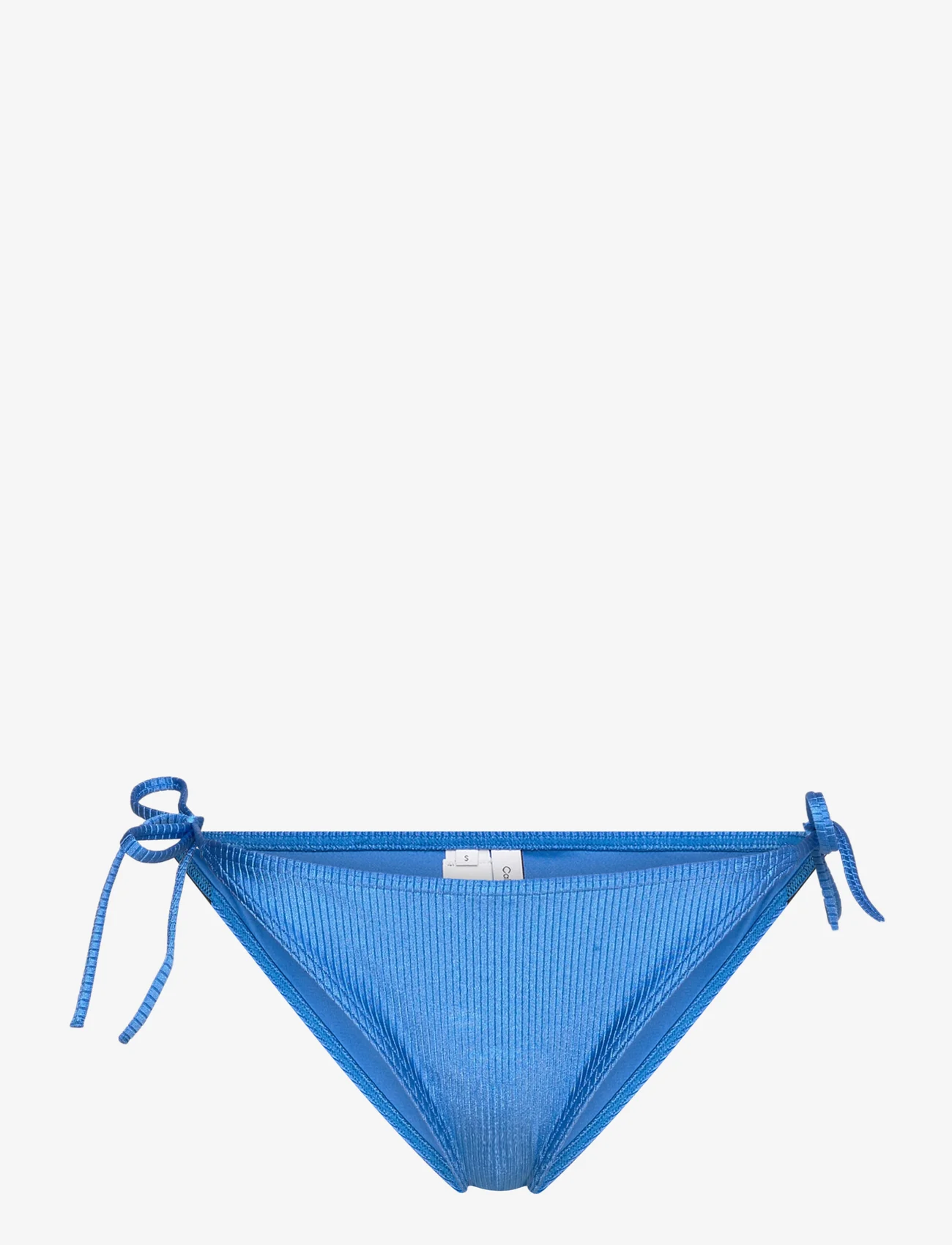 Calvin Klein - STRING SIDE TIE CHEEKY BIKINI - side tie bikinis - corrib river blue - 0