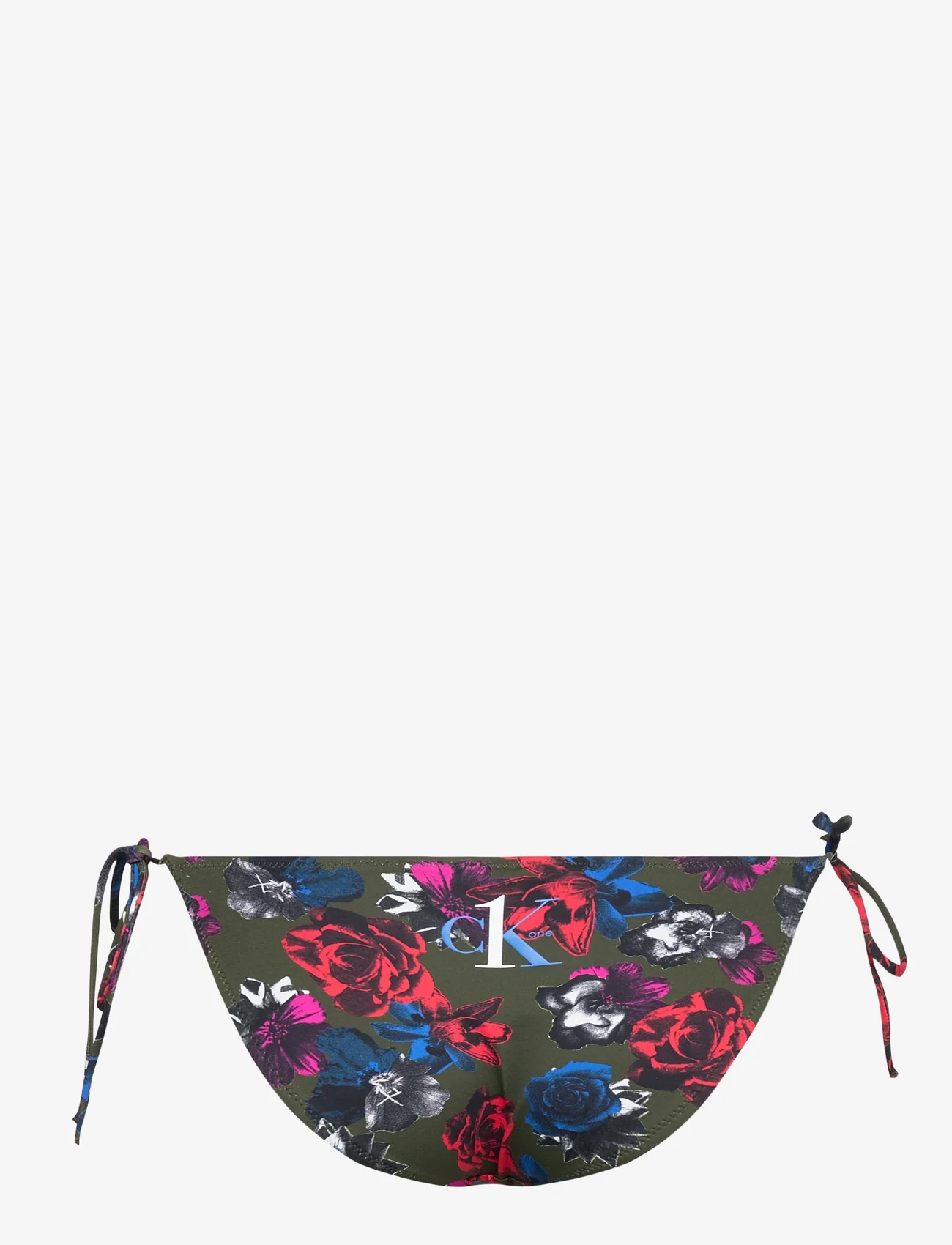 Calvin Klein - STRING SIDE TIE BIKINI PRINT - side tie bikinier - frances flower crocodile aop - 1