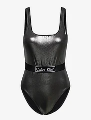 Calvin Klein - SCOOP BACK ONE PIECE-RP - swimsuits - pvh black - 0