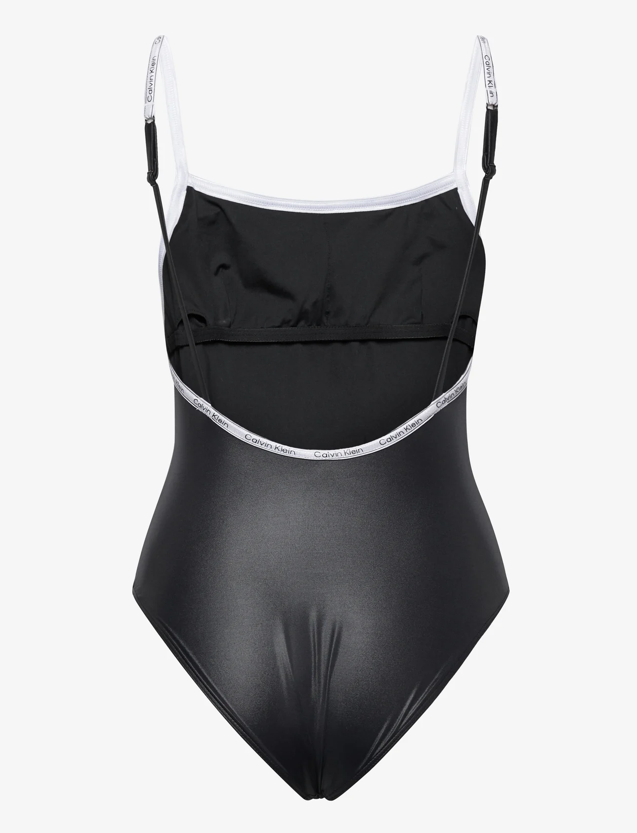 Calvin Klein - SCOOP ONE PIECE - swimsuits - pvh black - 1