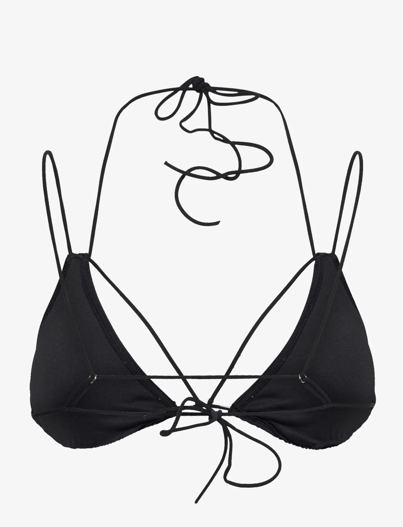 Calvin Klein - TRIANGLE - trīsstūra bikini augšiņa - pvh black - 1