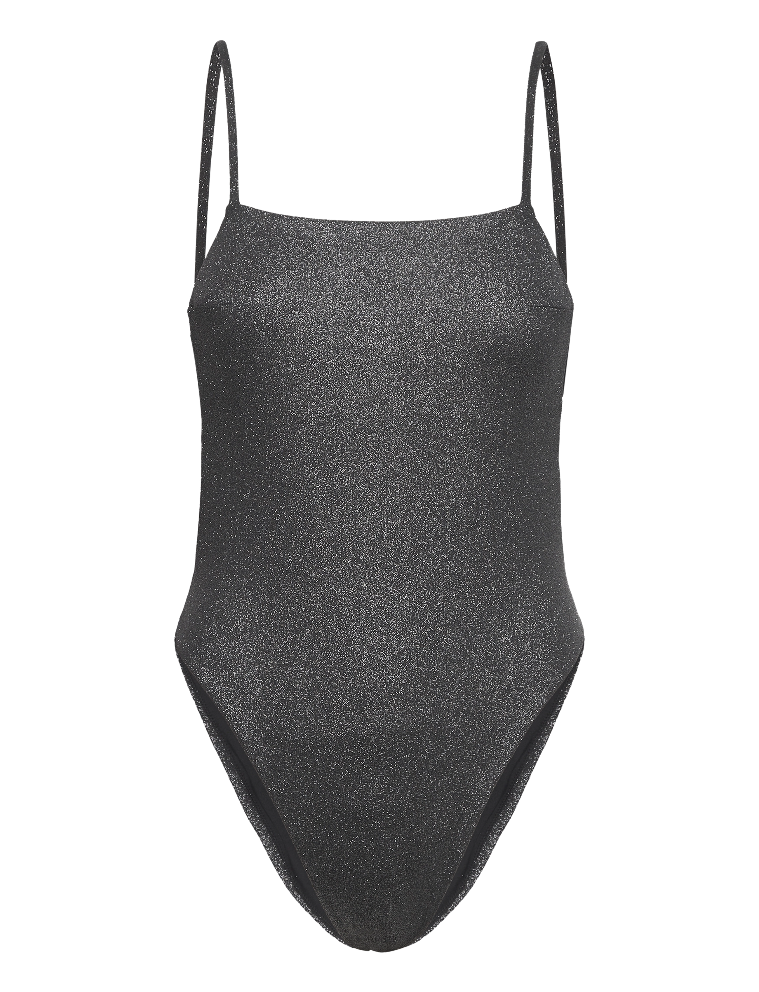 Calvin Klein ONE PIECE SQUARE NECKLINE - Badedragter - PVH BLACK / black