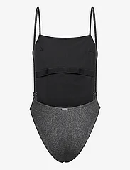 Calvin Klein - ONE PIECE SQUARE NECKLINE - swimsuits - pvh black - 1