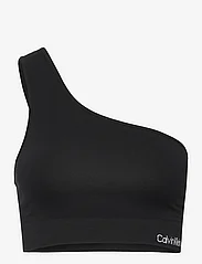 Calvin Klein - ONE  SHOULDER BRALETTE - bandeau bikini - pvh black - 0