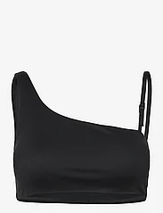 Calvin Klein - ONE SHOULDER BRALETTE - bikinio liemenėlės su kaspinėliais - pvh black - 0