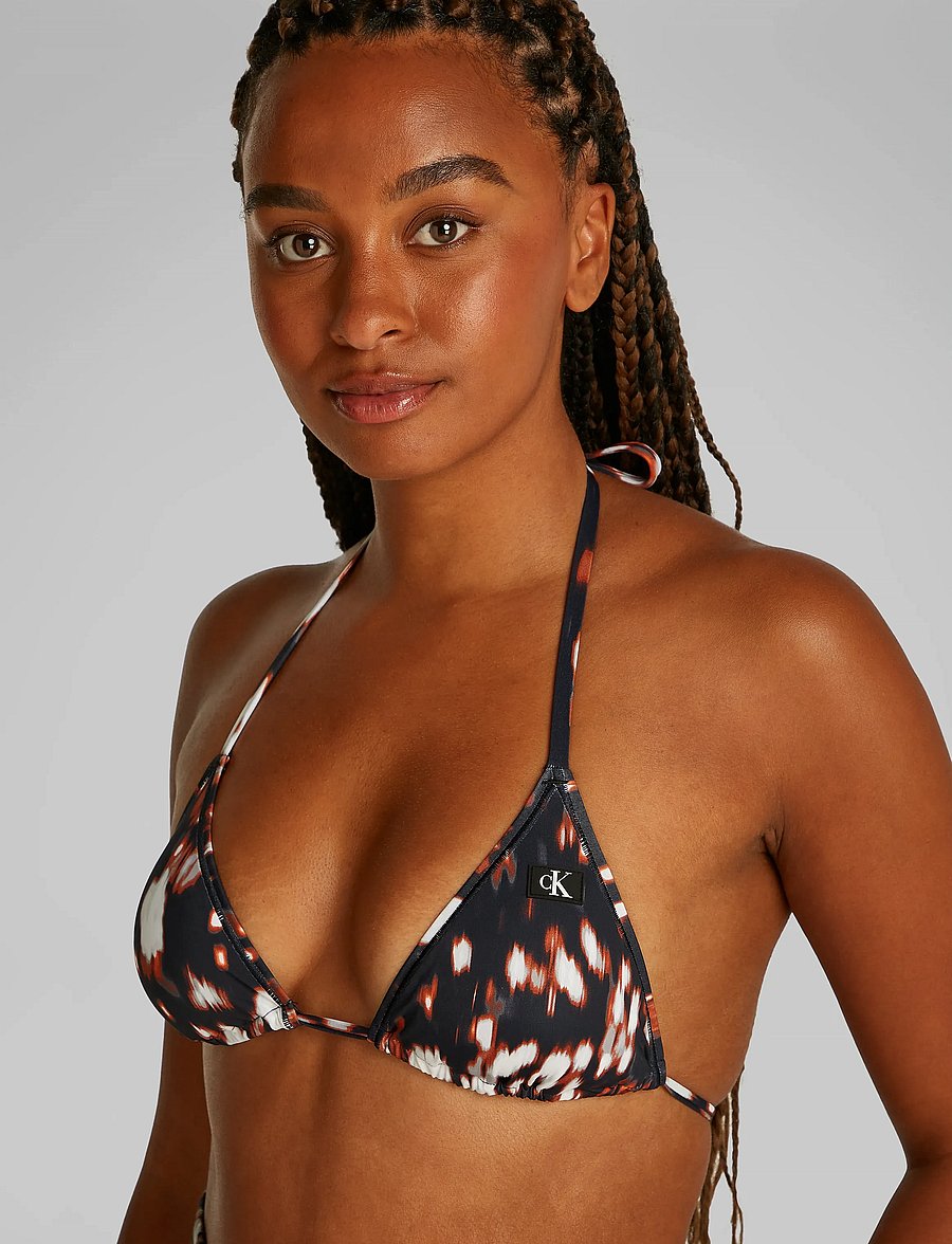 Calvin Klein - TRIANGLE-RP - dreieck-bikini-oberteile - glitched floral aop - 5