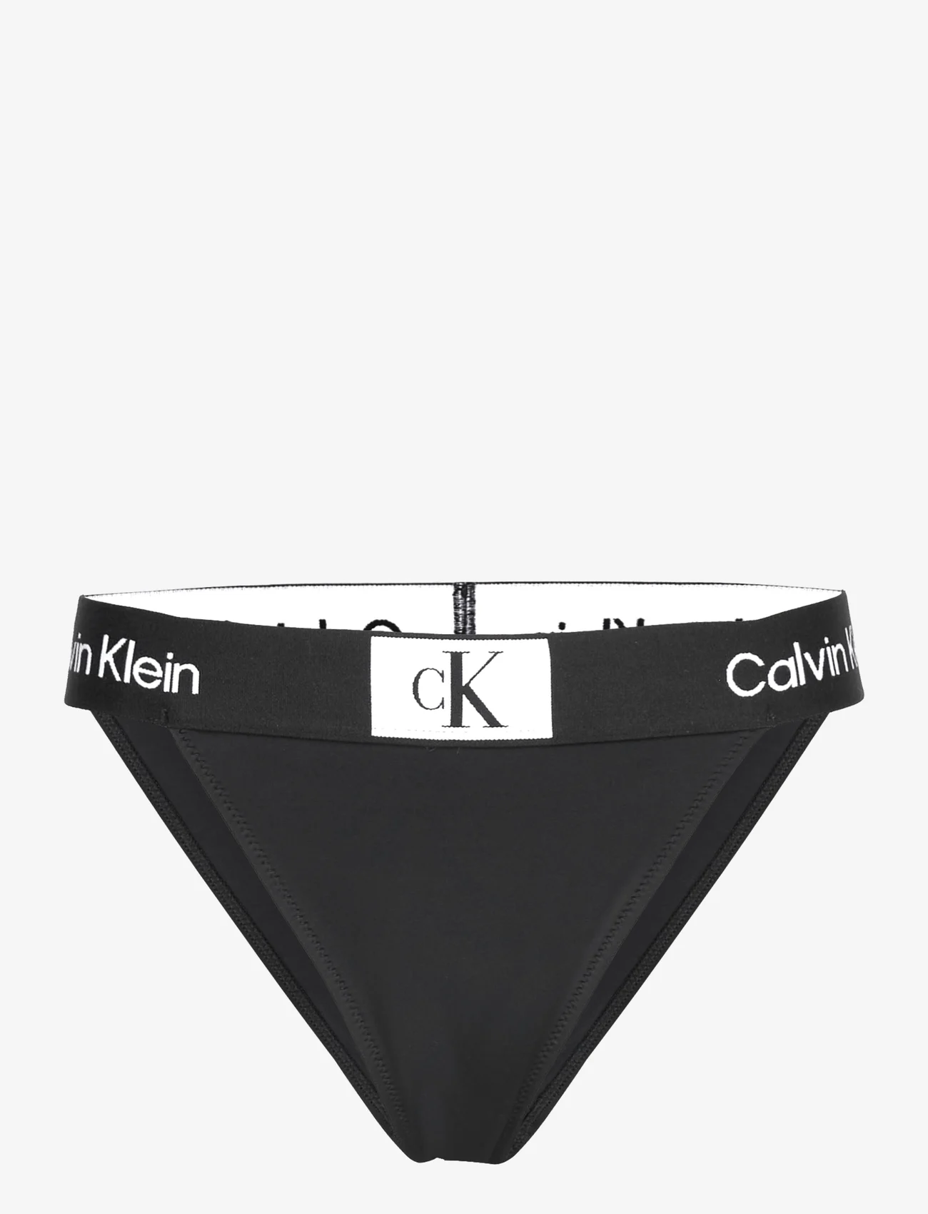 Calvin Klein - CHEEKY HIGH RISE BIKINI - højtaljede bikiniunderdele - pvh black - 0
