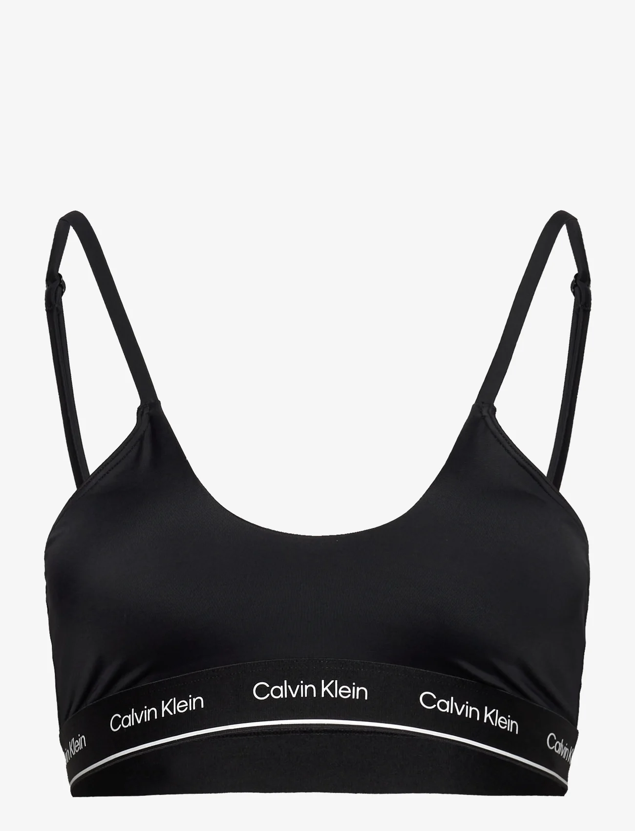 Calvin Klein - HALTER BRALETTE - rinnahoidja - pvh black - 0