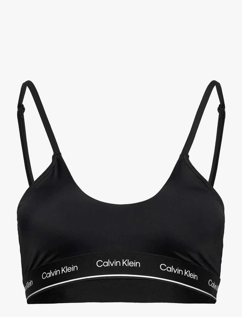 Calvin Klein - Halter Bralette Bikini Top - badetøj - pvh black - 0