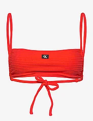 Calvin Klein - SQUARE BRALETTE - bikini bandeau - cajun red - 0