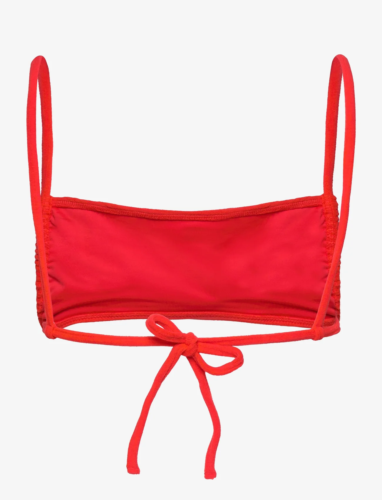 Calvin Klein - SQUARE BRALETTE - bikinien bandeauyläosat - cajun red - 1