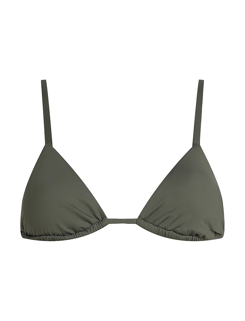 Calvin Klein - NON FIXED TRIANGLE-RP - trikampio formos bikinio liemenėlės - dusty olive - 1