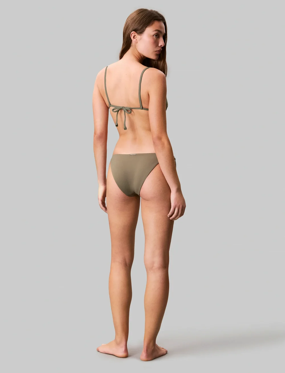 Calvin Klein - STRING SIDE TIE - side tie bikinis - dusty olive - 4