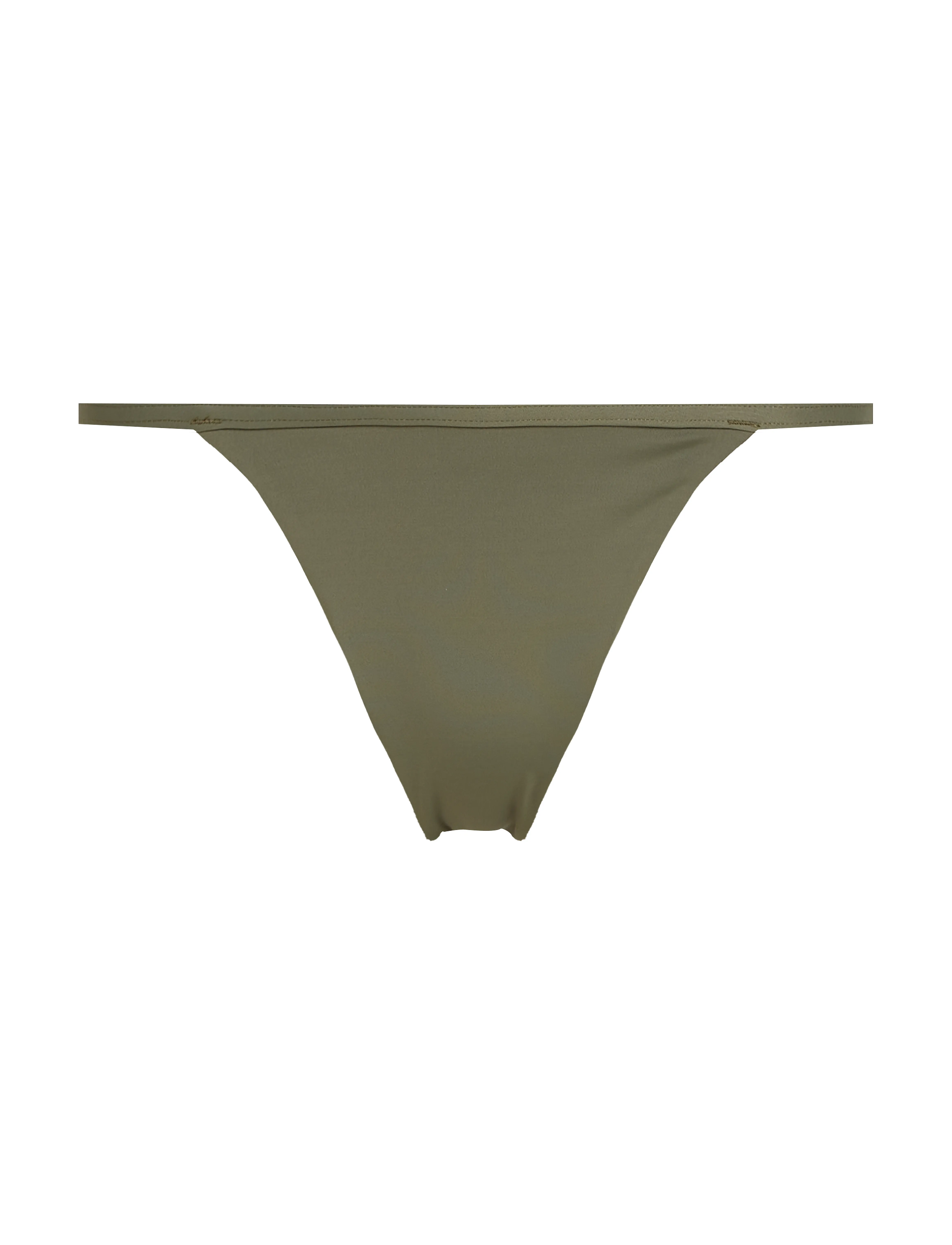 CALVIN KLEIN Cheeky String Bikini Khaki - L - Damen