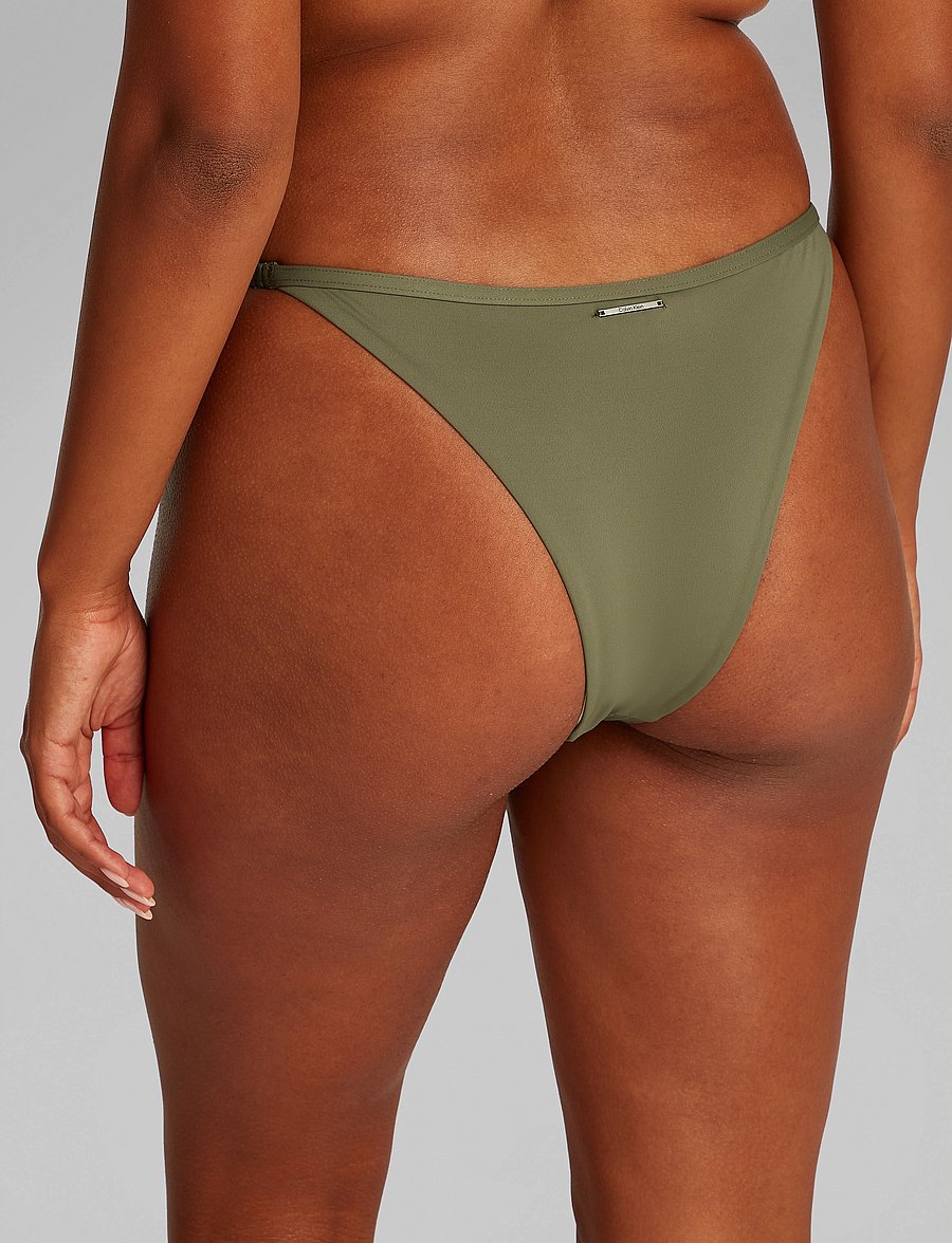 Calvin Klein - CHEEKY STRING BIKINI - bas de maillot - dusty olive - 3