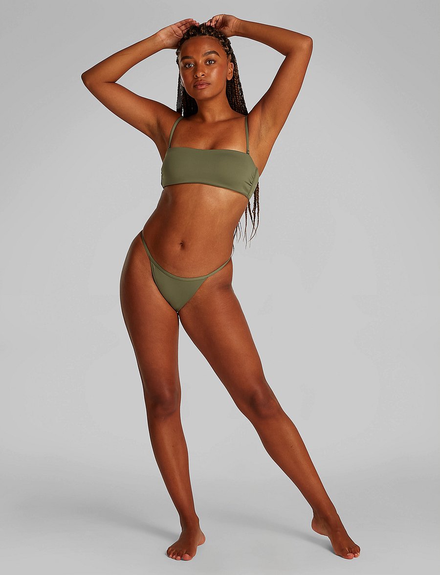 Calvin Klein - CHEEKY STRING BIKINI - bas de maillot - dusty olive - 4