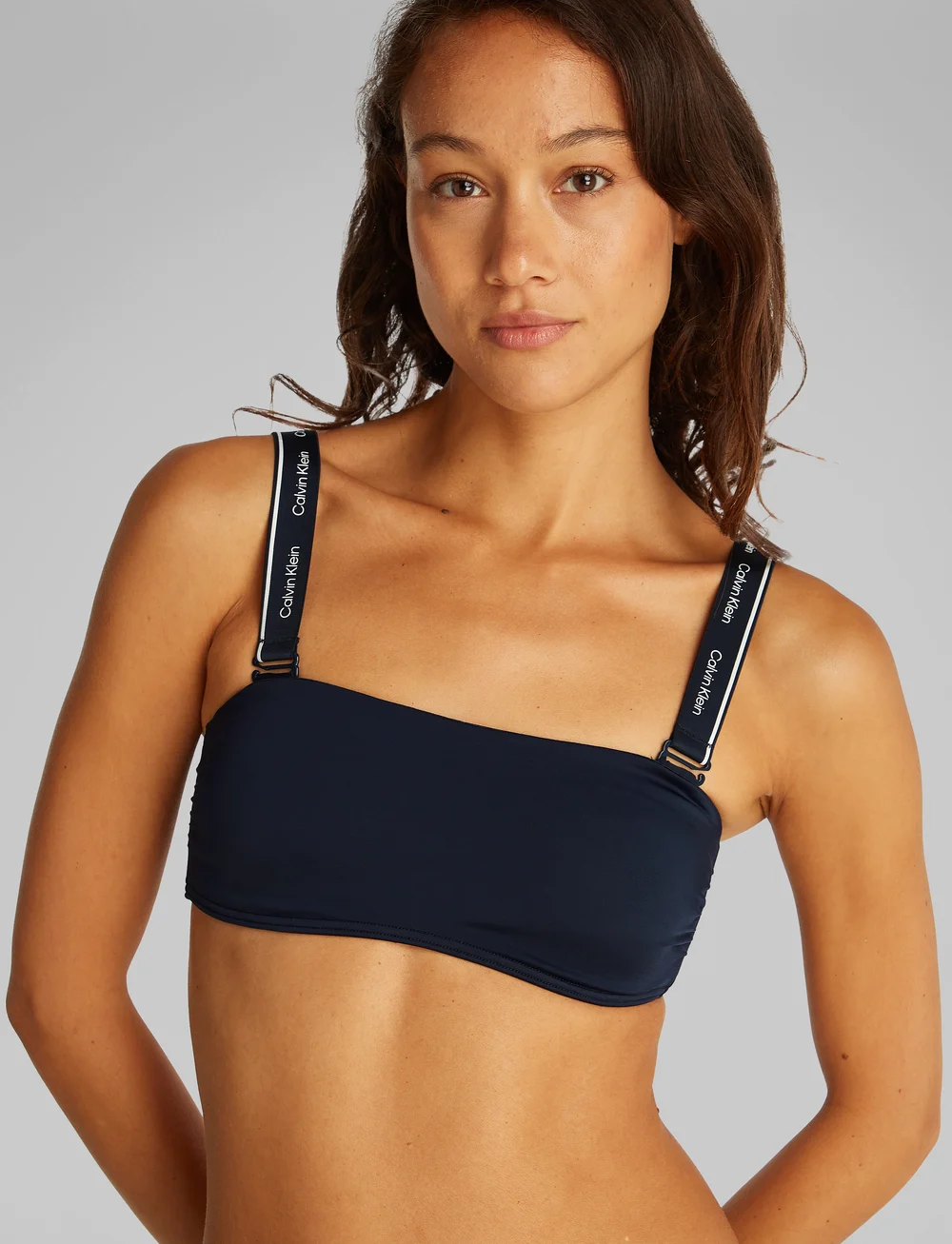 Calvin Klein - REMOVABLE STRAPS BANDEAU - RP - bandeaubikinier - dark sapphire - 0