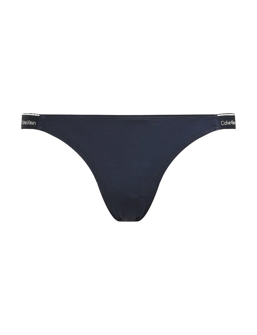 Calvin Klein - CURVED DELTA BIKINI - bikinio kelnaitės - dark sapphire - 1