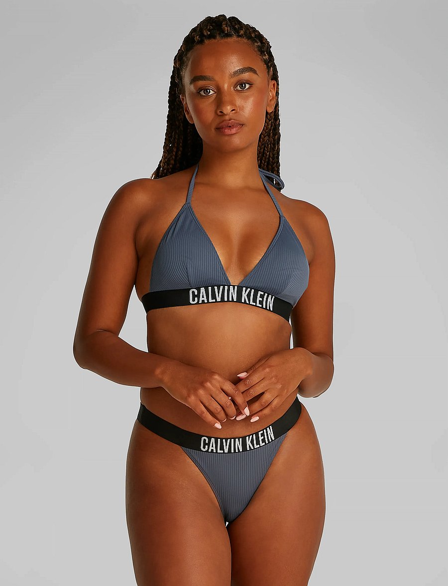 Calvin Klein - TRIANGLE-RP - trekantsbikinier - grisaille - 4