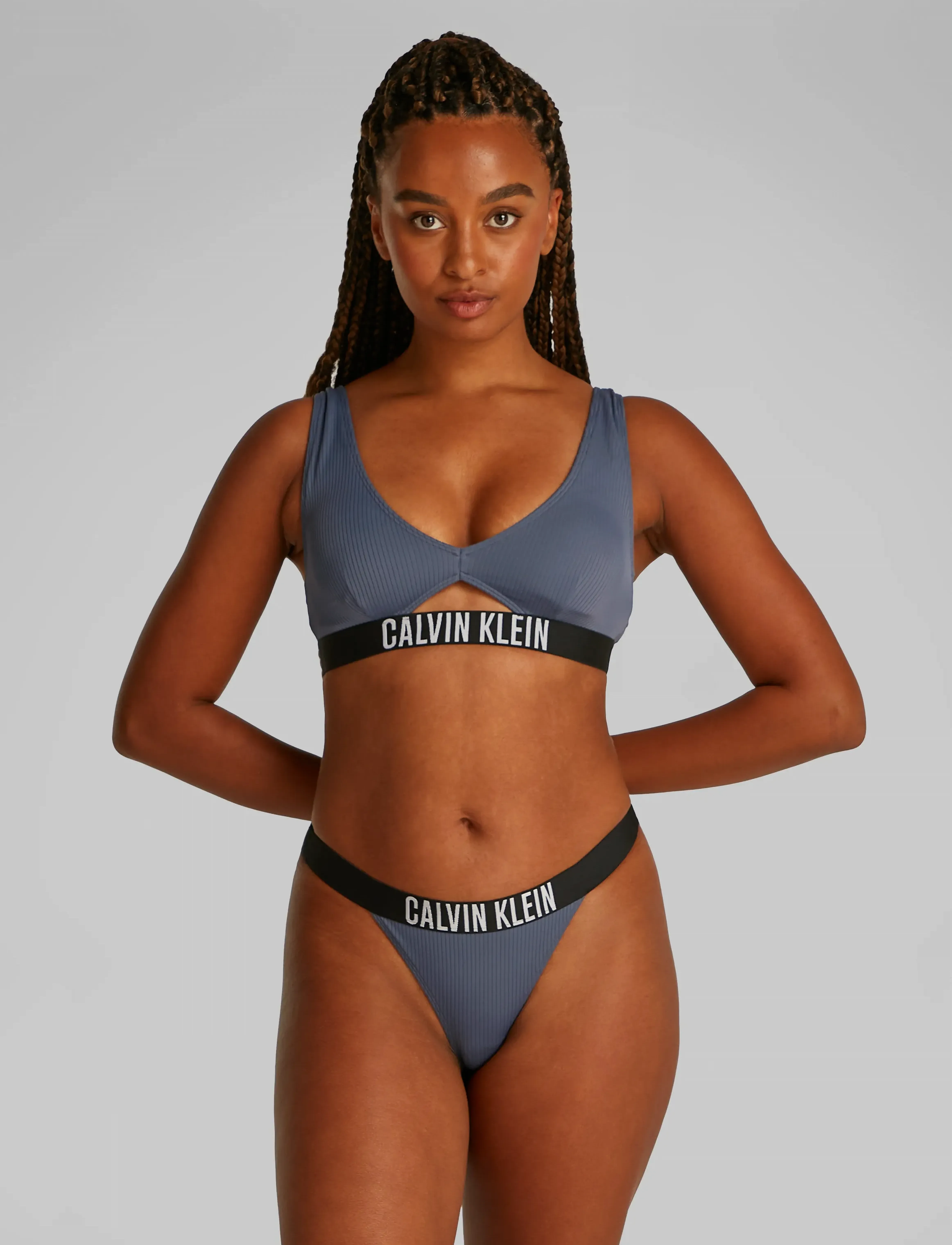 Calvin Klein - BRAZILIAN - bikinibriefs - grisaille - 4