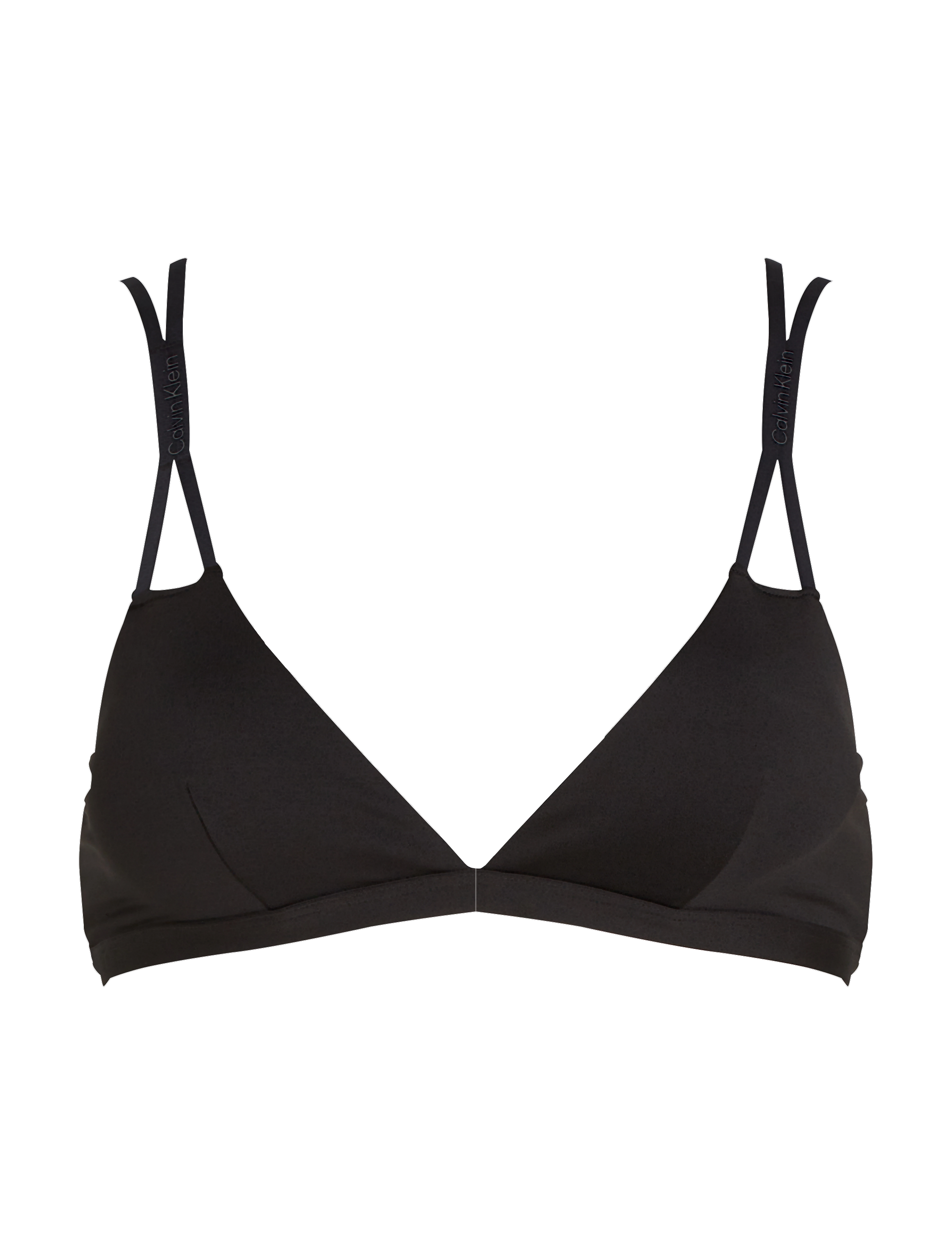 Calvin Klein LONGLINE TRIANGLE RP - Bikinit - PVH BLACK / black