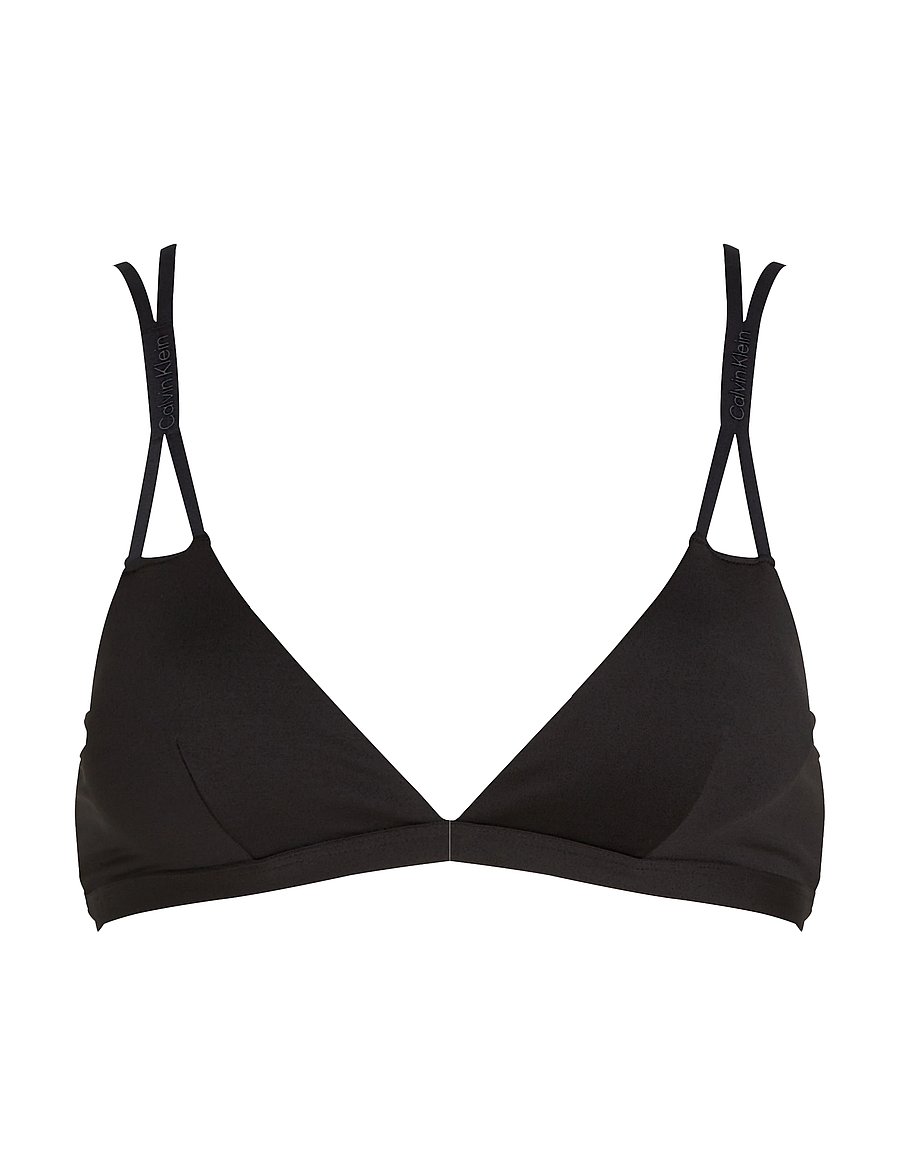 Calvin Klein - LONGLINE TRIANGLE RP - triangelformad bikinis - pvh black - 1
