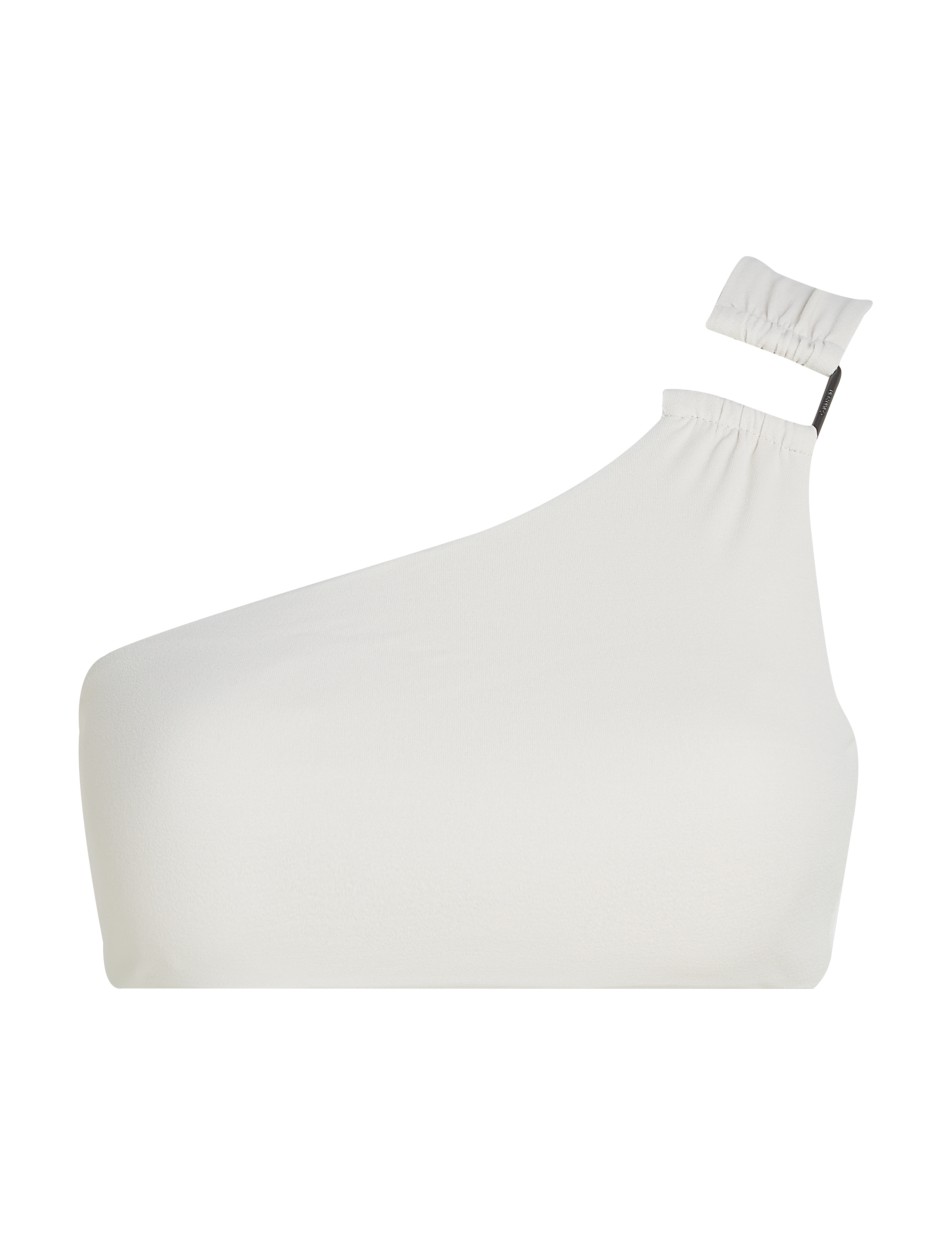 Calvin Klein ONE SHOULDER BRALETTE-RP - Klær - CHALK / white