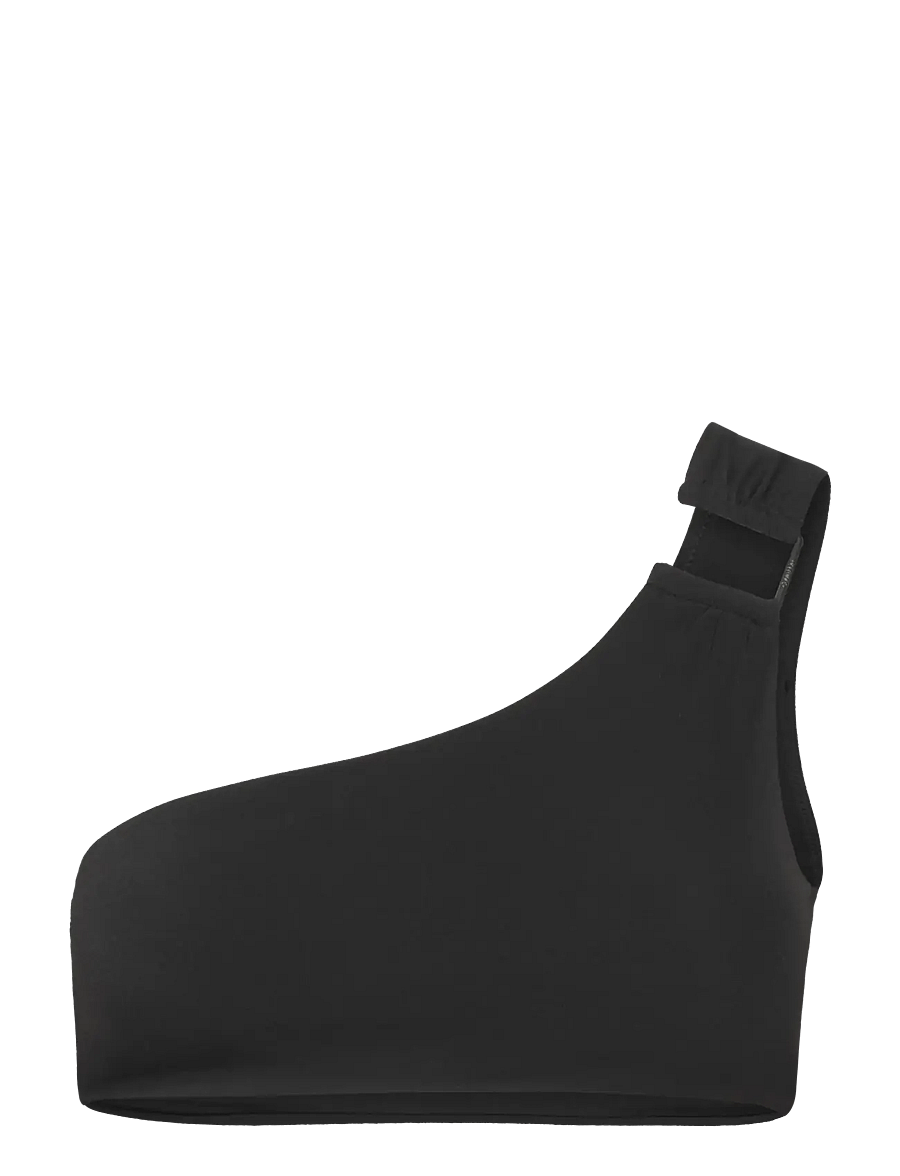 Calvin Klein - ONE SHOULDER BRALETTE-RP - bandeau-bikini-oberteile - pvh black - 1