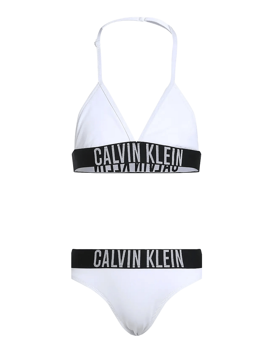 Calvin Klein - TRIANGLE BIKINI SET - bikinis - brilliant white - 0