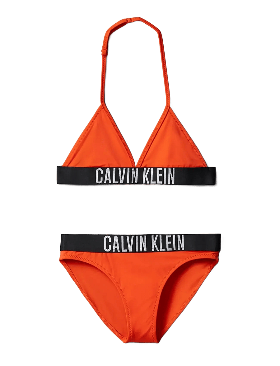 Calvin Klein - TRIANGLE BIKINI SET - bikinis - orange com - 0