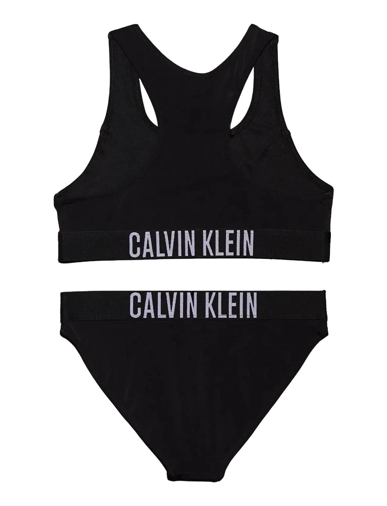 Calvin Klein Bralette Bikini Set, 152-164, Underwear, Schwarz - Underwear Sets, Kinder